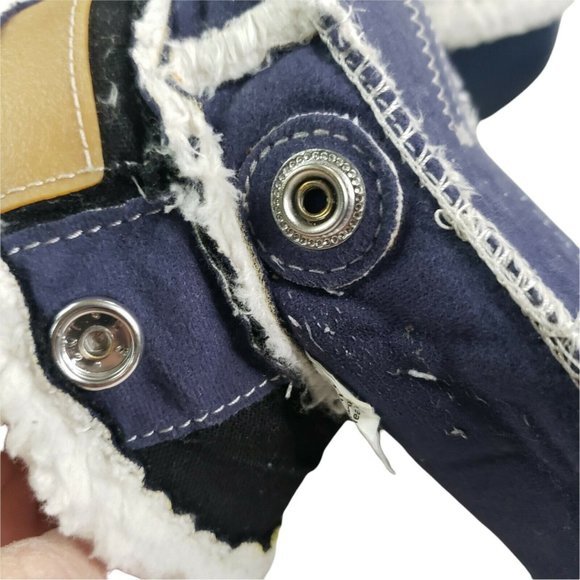 Crocs Clogs Kids Junior Size  2 Removable Faux Fur Lined Slip On Shoes - Picture 7 of 9